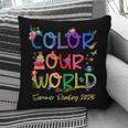 Color Our World Summer Reading 2025 Boho Wildflower Book Pillowcase