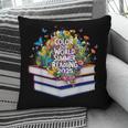 Color Our World Summer Reading 2025 Cute Book Wildflowers Pillowcase