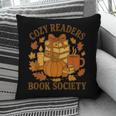 Cozy Readers Book Society Vintage Fall Books & Pumpkin Pillowcase