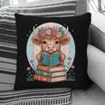 Cute Baby Highland Cow Reading Book Bookworm For Men Women Pillowcase Cute Baby Highland Cow Reading Book Bookworm For Men Women Pillowcase