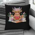 Cute Baby Highland Cow Reading Book Lover Toddler Pillowcase Cute Baby Highland Cow Reading Book Lover Toddler Pillowcase