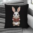 Cute Bookworm Bunny Reading For Kids And Teachers Pillowcase Cute Bookworm Bunny Reading For Kids And Teachers Pillowcase