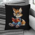 Cute Coyote With Book I Kids Coyote Pillowcase