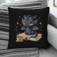 Cute Dragon Books Flower Bookworm Book Lover Pillowcase