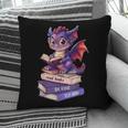 Cute Dragon Read Books Be Kind Stay Weird Book Lover Pillowcase