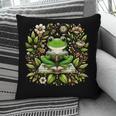 Cute Floral Frog Book Reading Pillowcase