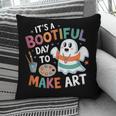 Cute Ghost Book Halloween Spooky Boo School Art Teacher Pillowcase