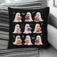 Cute Ghost Reading Book Lovers Halloween Ghost Pillowcase