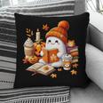 Cute Ghost Reading Book Lovers Halloween Pumpkin Women Girls Pillowcase Cute Ghost Reading Book Lovers Halloween Pumpkin Women Girls Pillowcase