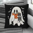 Cute Ghost Reading Book Spooky Season Halloween Costume Kids Pillowcase Cute Ghost Reading Book Spooky Season Halloween Costume Kids Pillowcase