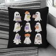 Cute Ghost Reading Books Teacher Halloween Reading Men Women Kids Pillowcase