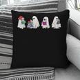Cute Ghosts Reading Books Lover Spooky Season Halloween Pillowcase