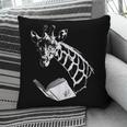 Cute Giraffe Wear Glasses Reading Book Librarian Bookworm Pillowcase Cute Giraffe Wear Glasses Reading Book Librarian Bookworm Pillowcase