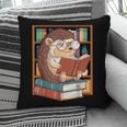 Cute Hedgehog Book Nerd Pillowcase