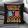 Cute Librarian Library Book Lover Keeper Of Endless Stories Pillowcase
