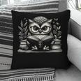 Cute Owl Reading Book Graphic Art Pillowcase Cute Owl Reading Book Graphic Art Pillowcase