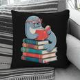 Cute Reading Seal On Books Book Lover Pillowcase