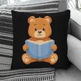 Cute Teddy Bear Reading Book Adorable For Readers Pillowcase Cute Teddy Bear Reading Book Adorable For Readers Pillowcase