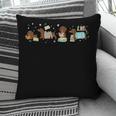 Dachshund Book Lover Reading Wiener Dog 100 Days Of School Pillowcase
