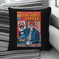 Dead Roast Coffee Comic Book Cover Style Skeleton Barista Pillowcase Dead Roast Coffee Comic Book Cover Style Skeleton Barista Pillowcase