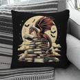 Dragon Reading a Book Dragons And Books Lover Bookworm Pillowcase