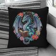 Dragon Reading Book Girls Kids Bookworm Book Lover Pillowcase