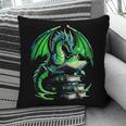 Dragon Reading Books Bookworm Pillowcase