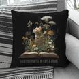 Easily Distracted By Cats And Books Pillowcase