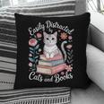 Easily Distracted By Cats And Books Reading Pillowcase Easily Distracted By Cats And Books Reading Pillowcase