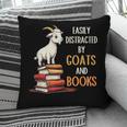 Easily Distracted By Goats And Books Goats And Book Reading Pillowcase Easily Distracted By Goats And Books Goats And Book Reading Pillowcase