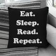 Eat Sleep Read Repeat Book Enthusiast Pillowcase Eat Sleep Read Repeat Book Enthusiast Pillowcase