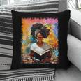 Educated Afro Girl Reading Book Lover History Month Pillowcase Educated Afro Girl Reading Book Lover History Month Pillowcase