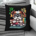 English Bulldog Reading a Book Dog Pillowcase