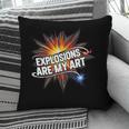 Explosions Are My Art Comic Book Boom Pillowcase