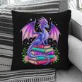 Fantasy Dragon Reading Books Bookworm Pillowcase