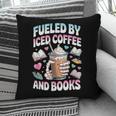 Fueled By Iced Coffee And Books Book Lover Retro Pillowcase Fueled By Iced Coffee And Books Book Lover Retro Pillowcase