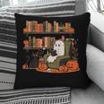 Ghost Library Reading Books Halloween Men Women Kids Pillowcase