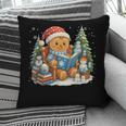 Gingerbread Reading Book Lovers Christmas Bookworm Librarian Pillowcase