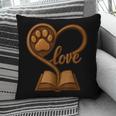 Girl Who Loves Dogs & Books Heart Dog Lover Reader Reeding Pillowcase Girl Who Loves Dogs & Books Heart Dog Lover Reader Reeding Pillowcase