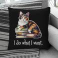Girls Books I Do What I Want Calico Cat Lover Pillowcase Girls Books I Do What I Want Calico Cat Lover Pillowcase
