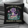 Girls Loves Dragon Books Fantasy Girls Kids Toddler Women Pillowcase