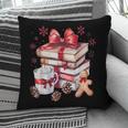 Girly Coquette Gingerbread Books And Hot Cocoa Cozy Season Pillowcase
