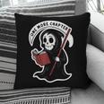 Grim Reaper Bookworm Cute Book Reading Halloween Pillowcase