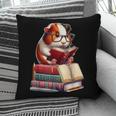 Guinea Pig Reading Books Matching Bookworm Readers Librarian Pillowcase