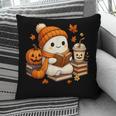 Halloween Ghost Reading Book Lovers Coffee Girl Women Pillowcase Halloween Ghost Reading Book Lovers Coffee Girl Women Pillowcase