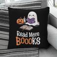 Halloween Teacher Women Cute Reading Ghost Read More Books Pillowcase