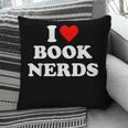I Heart Book Nerds Book Readers Cute Pillowcase