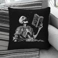 Hilarious Skeleton Holding a Book And Laughing Gothic Pillowcase Hilarious Skeleton Holding a Book And Laughing Gothic Pillowcase