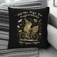 On My Way To Hoard Books And Cause Chaos Tom Foolery Frog Pillowcase On My Way To Hoard Books And Cause Chaos Tom Foolery Frog Pillowcase