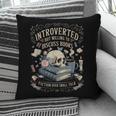 Introverted But Willing To Discuss Books Club Cozy Aesthetic Pillowcase